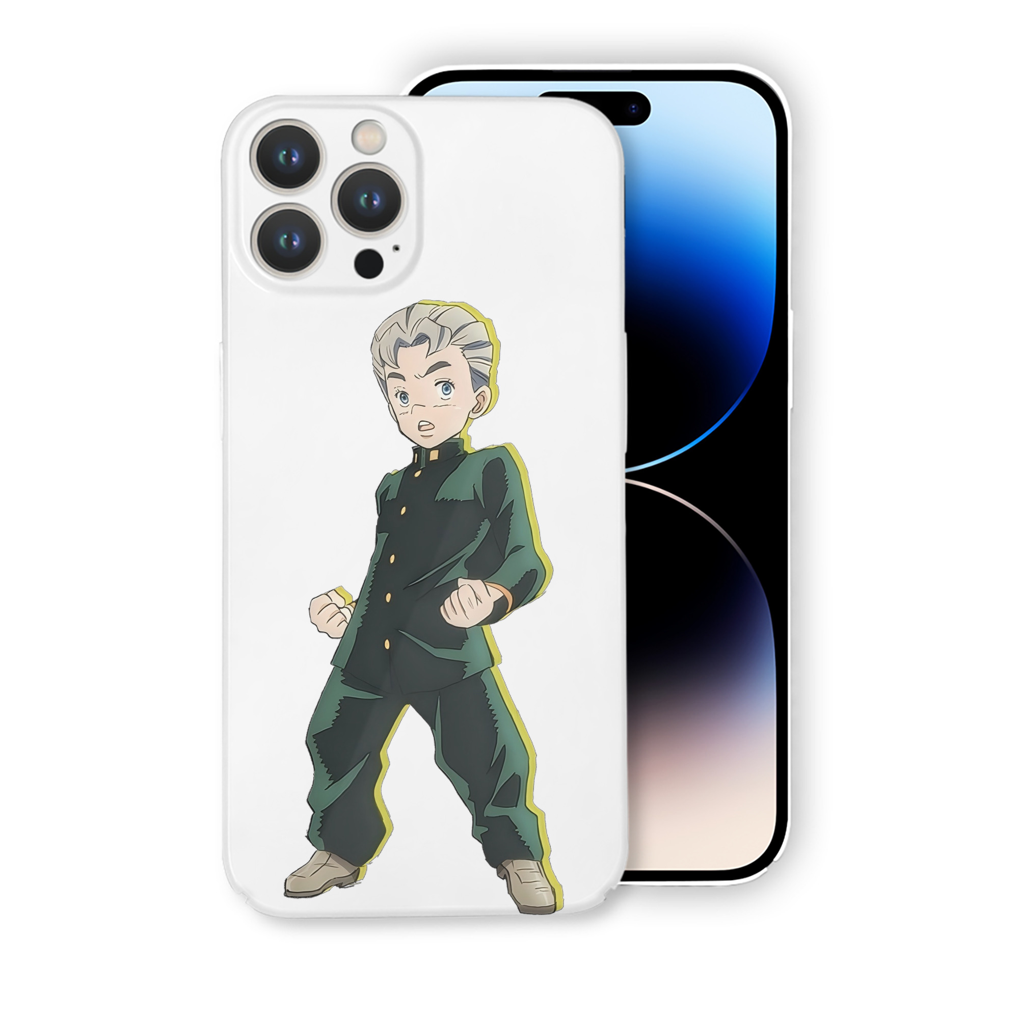 （画像用） ジョジョの奇妙な冒険 広瀨康一 JoJo's Bizarre Adventure Hirose Koichi 【iPhone 14シリーズ対応】ハードケース